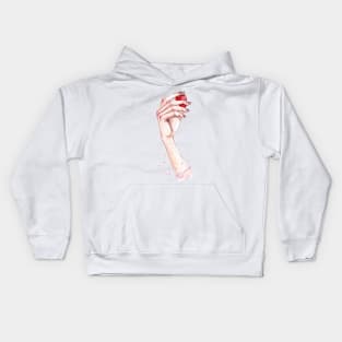 Hungry for Strawberries Kids Hoodie